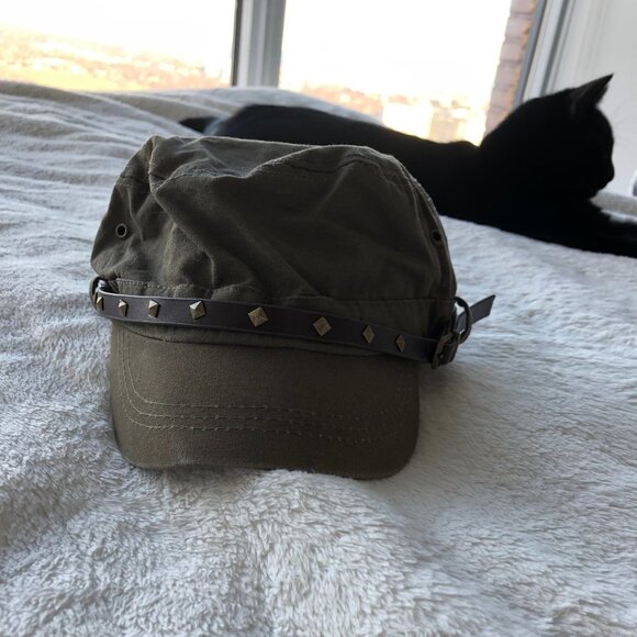 ALFRED SUNG Accessories - Deep Green Hat